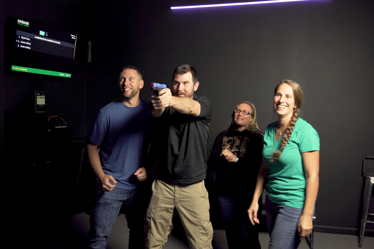 Group virtual shooting events