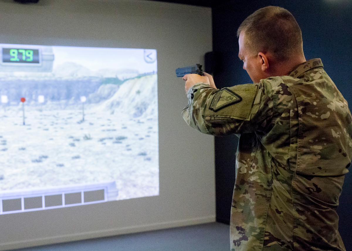 Military virtual shooting